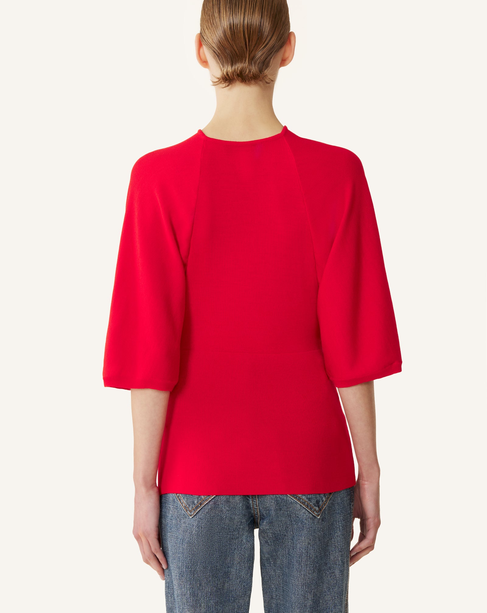 PULL DÉTAIL NOEUD EN LAINE MÉRINOS