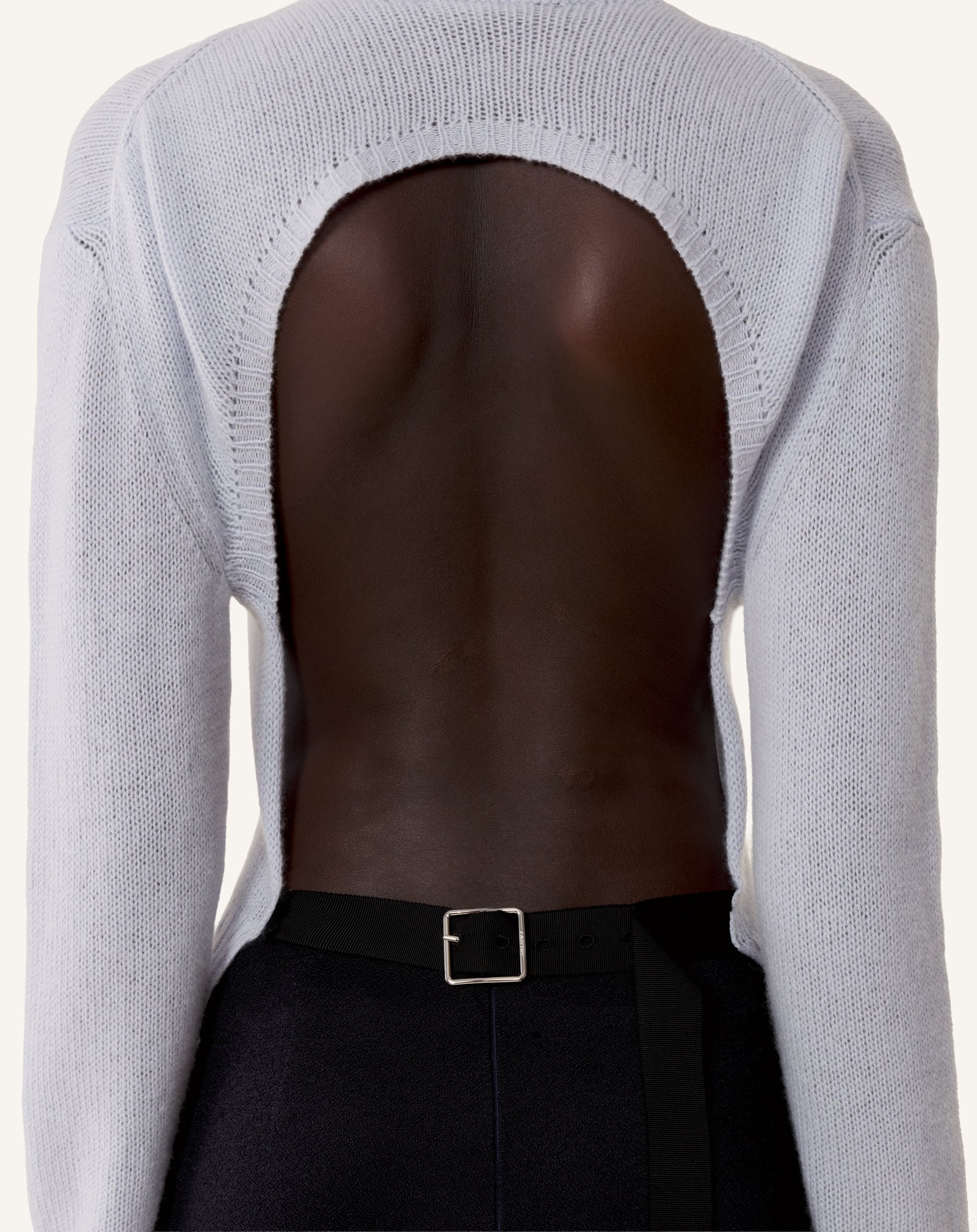 PULL DOS NU EN CACHEMIRE