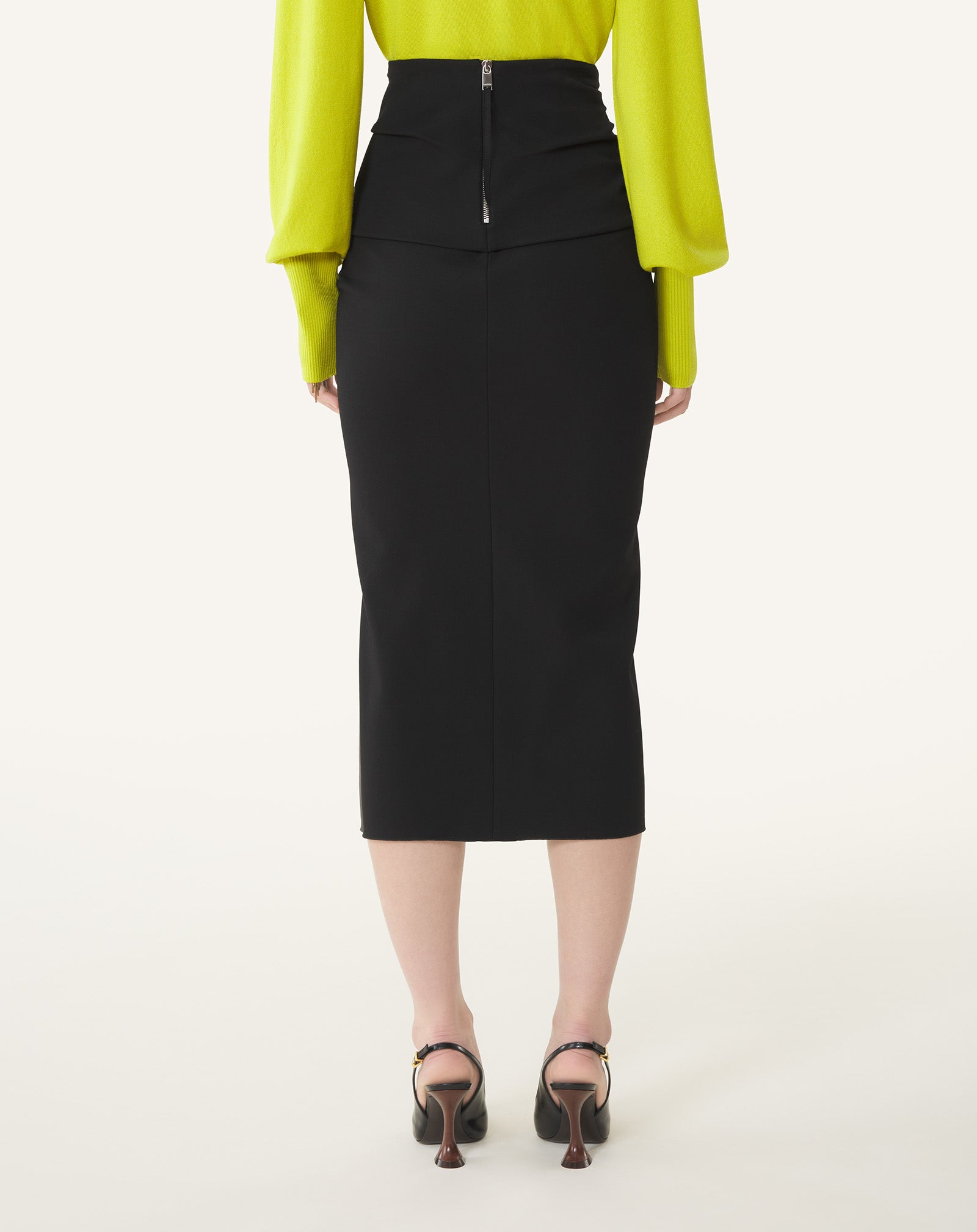JUPE MIDI EN JERSEY
