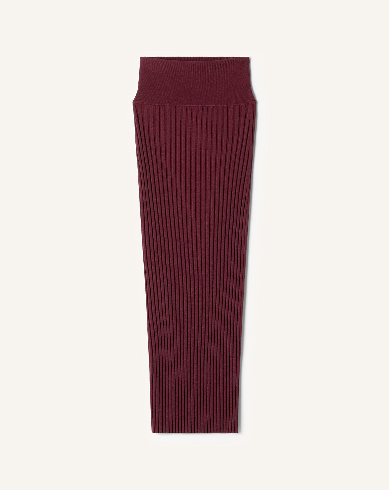JUPE MIDI EN VISCOSE
