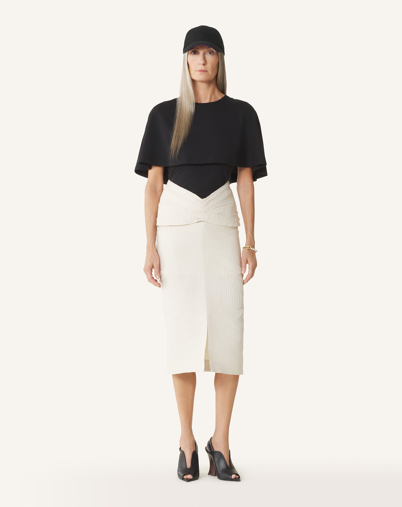 JUPE MIDI EN JACQUARD