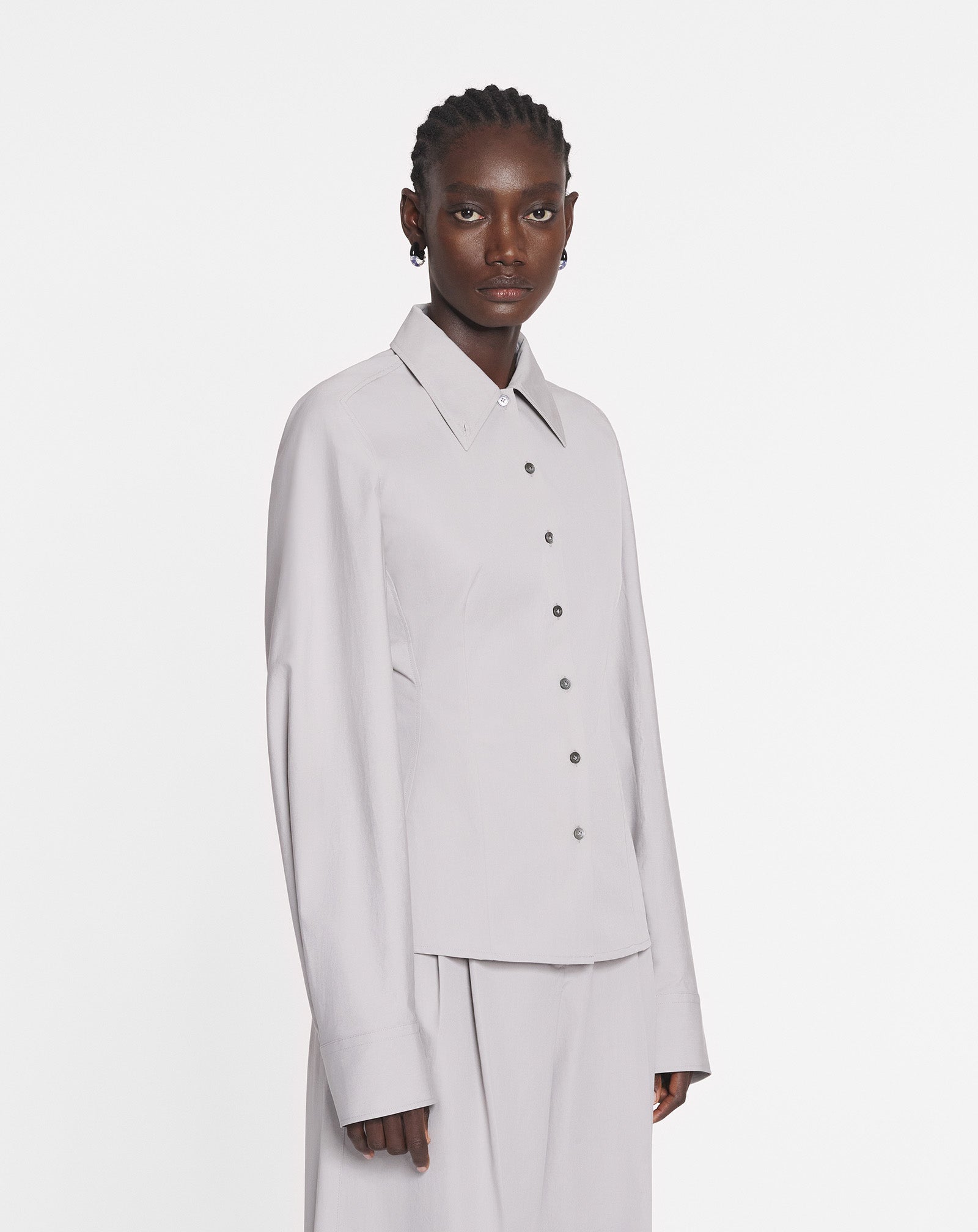 CHEMISE CINTRÉE EN COTON