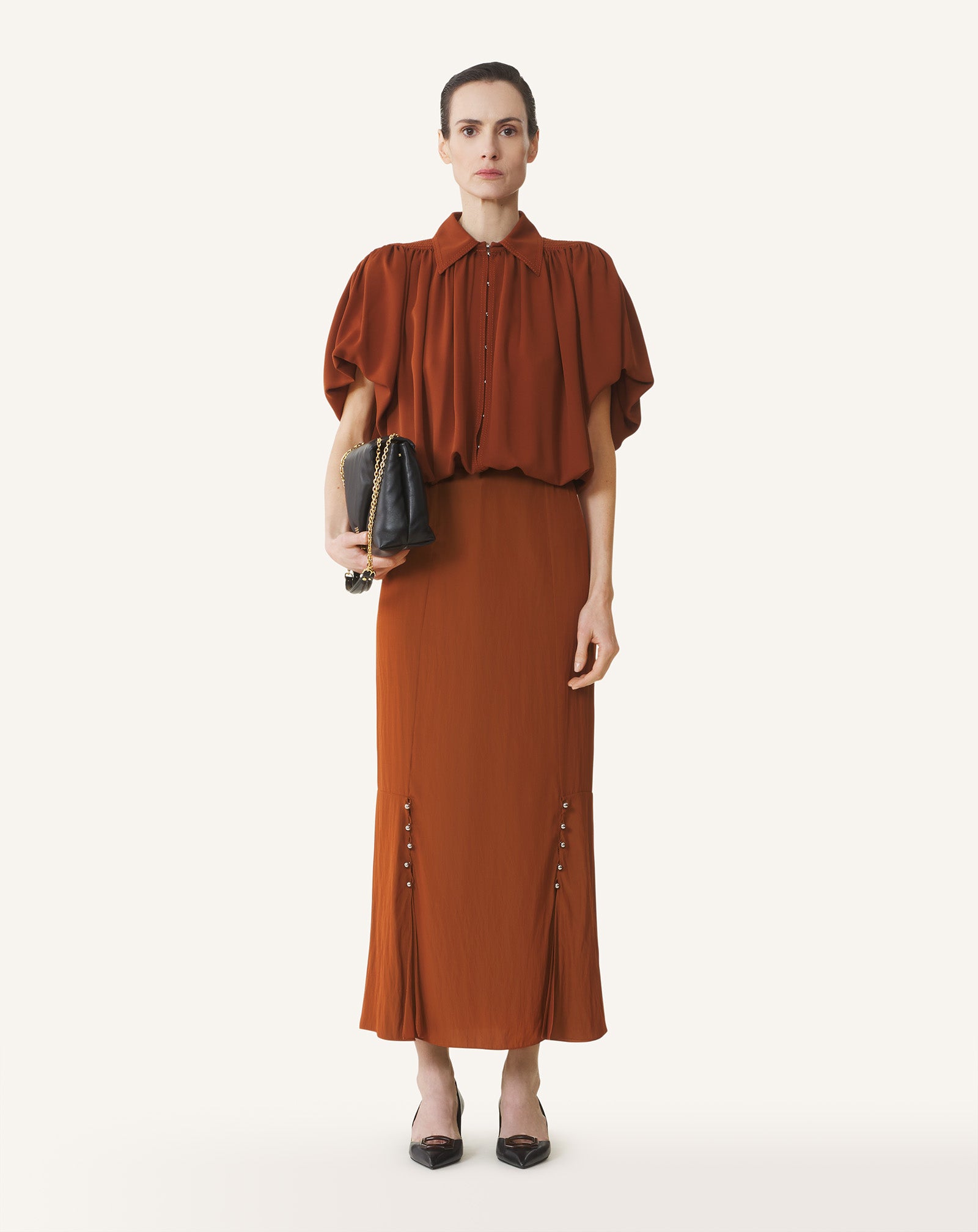 HAUT EN GEORGETTE DE SOIE