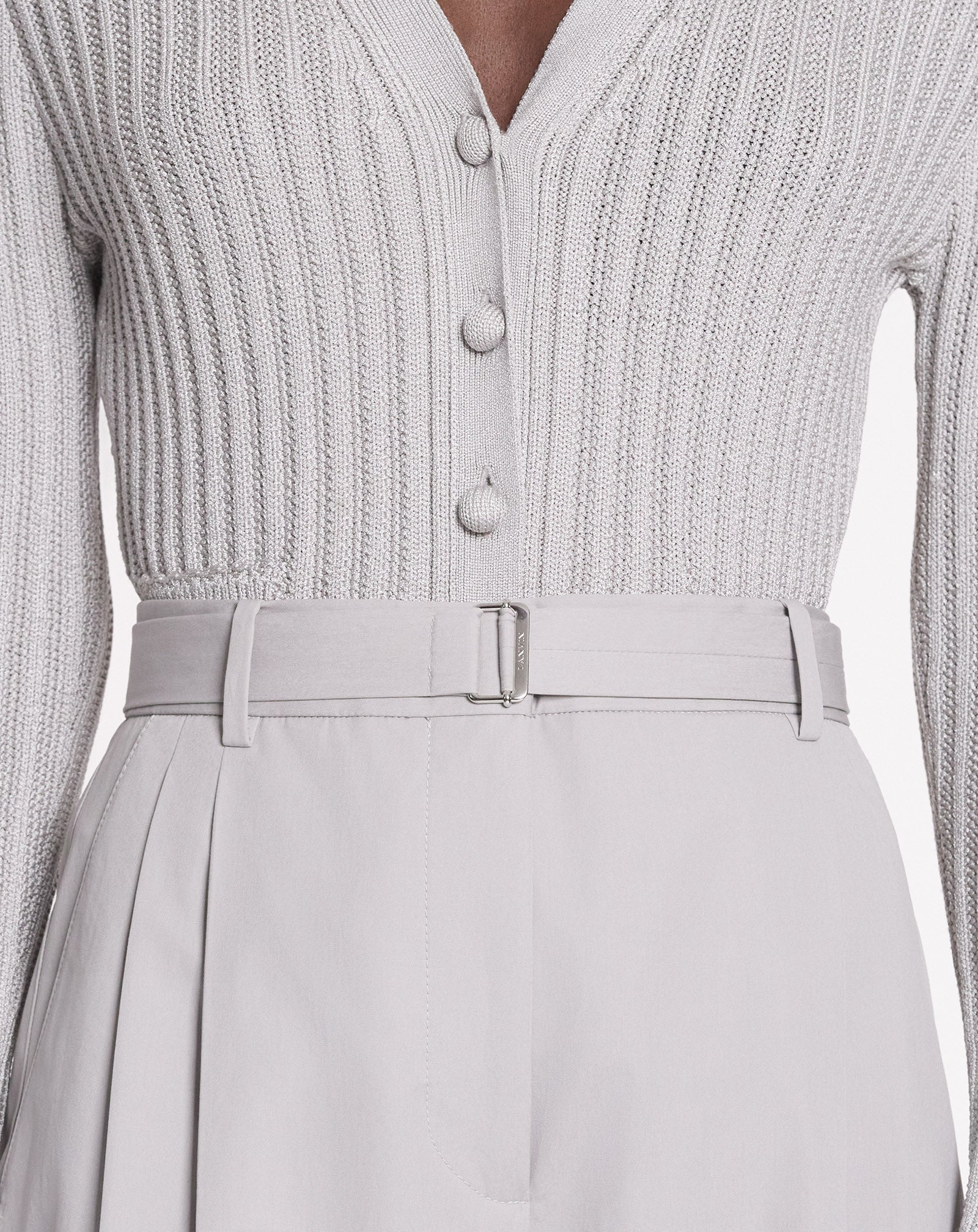 PANTALON À PINCES EN COTON