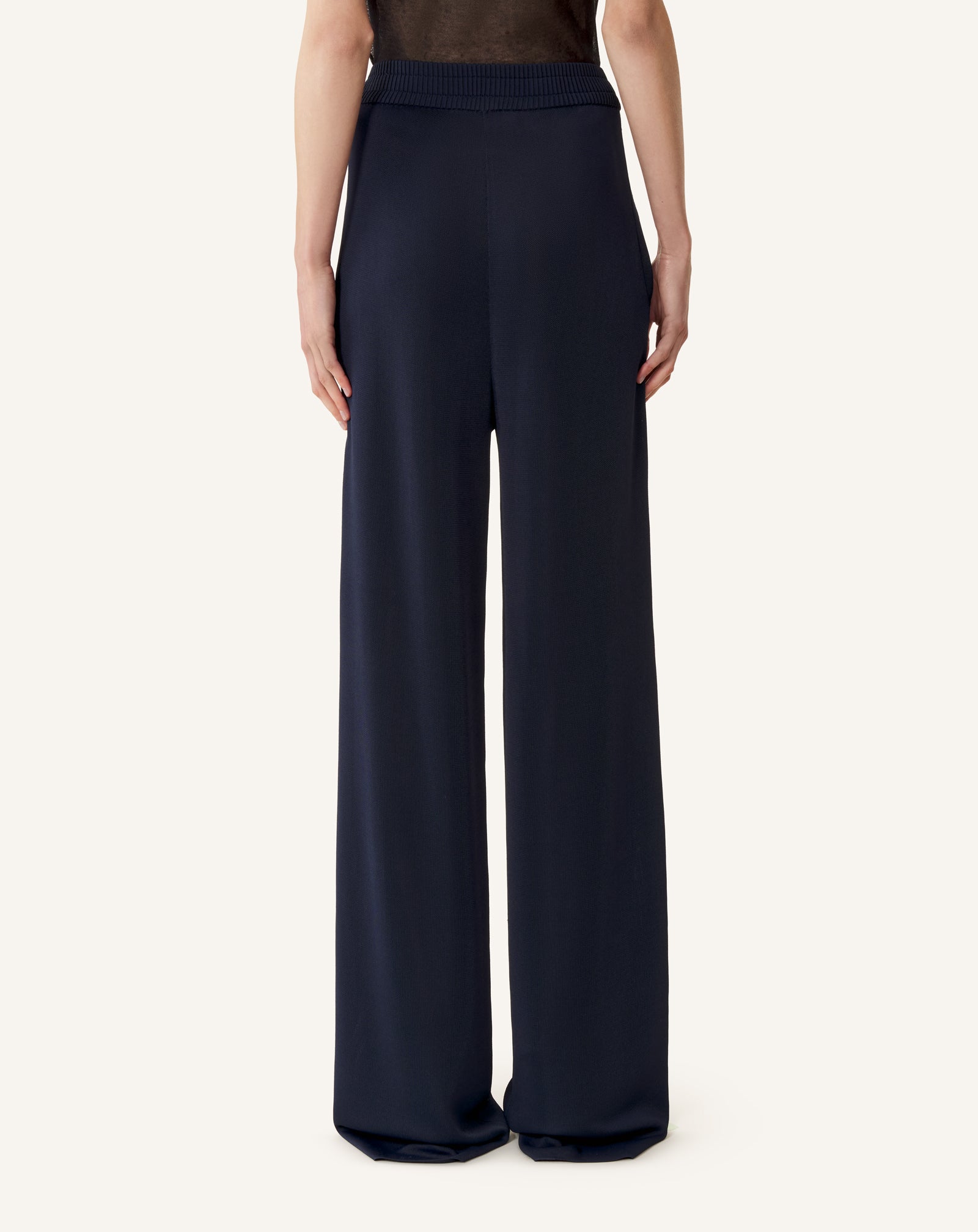 PANTALON LARGE EN VISCOSE