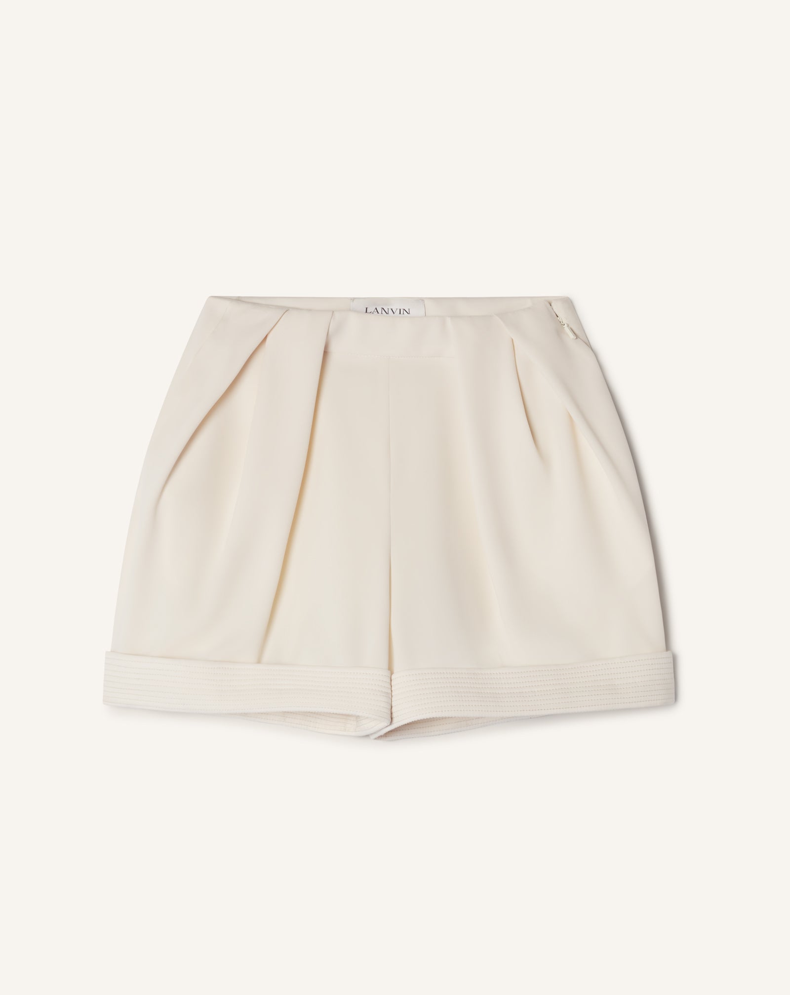 SHORT PLISSÉ EN CRÊPE