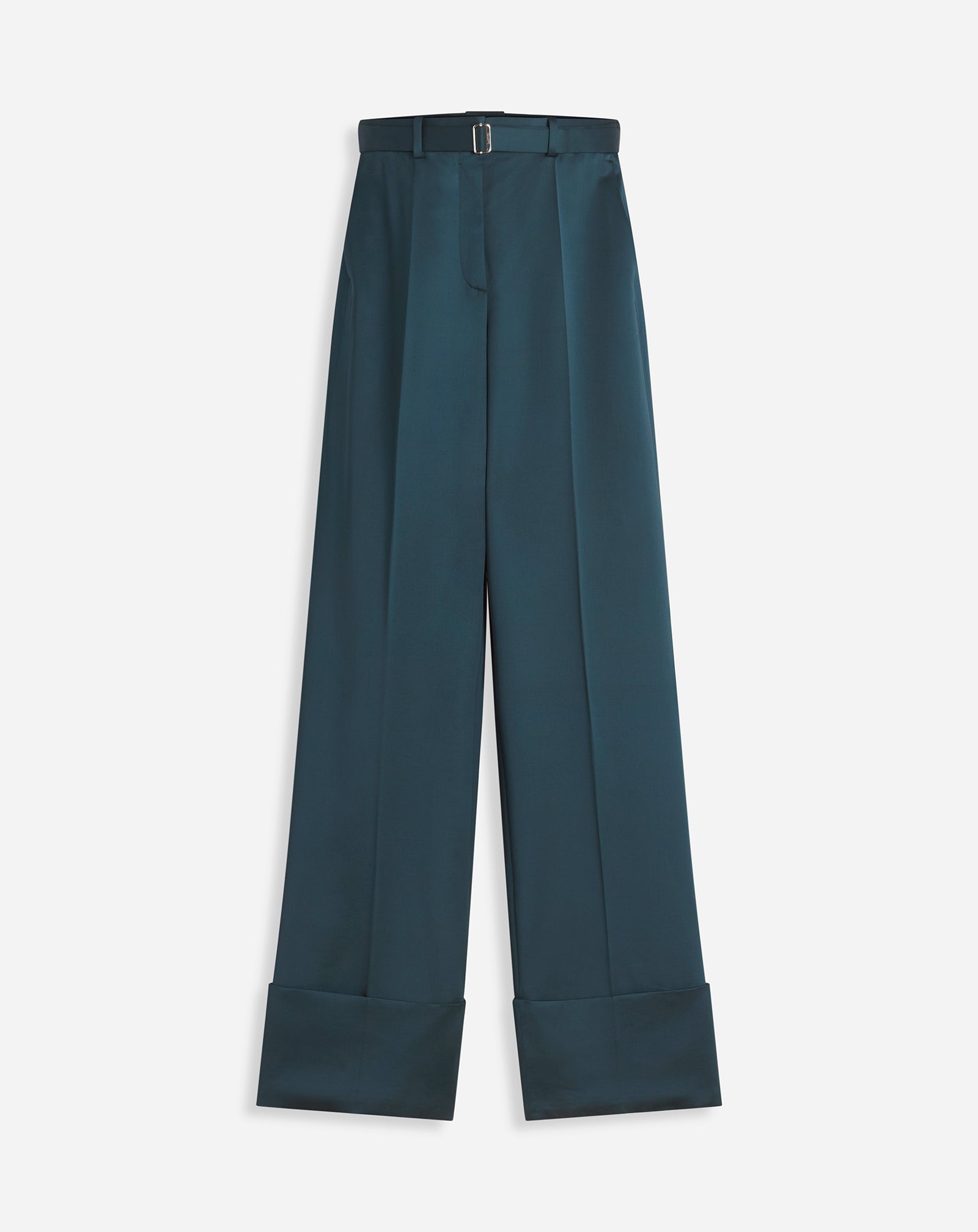 PANTALON LARGE À REVERS