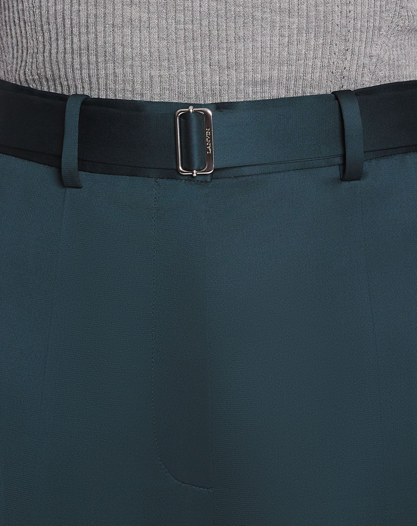 PANTALON LARGE À REVERS