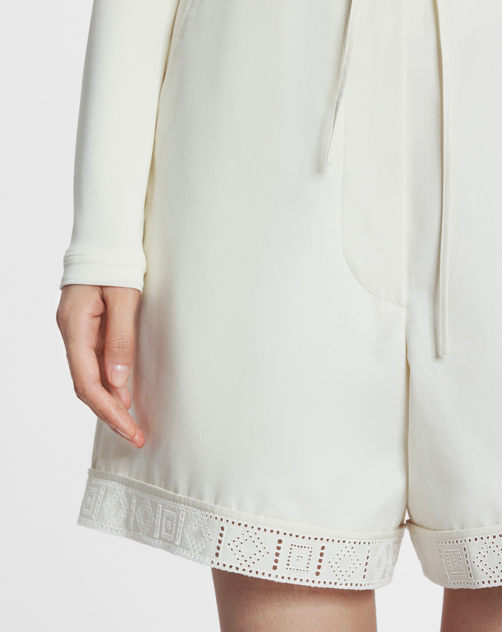 SHORT À BASQUE EN COTON