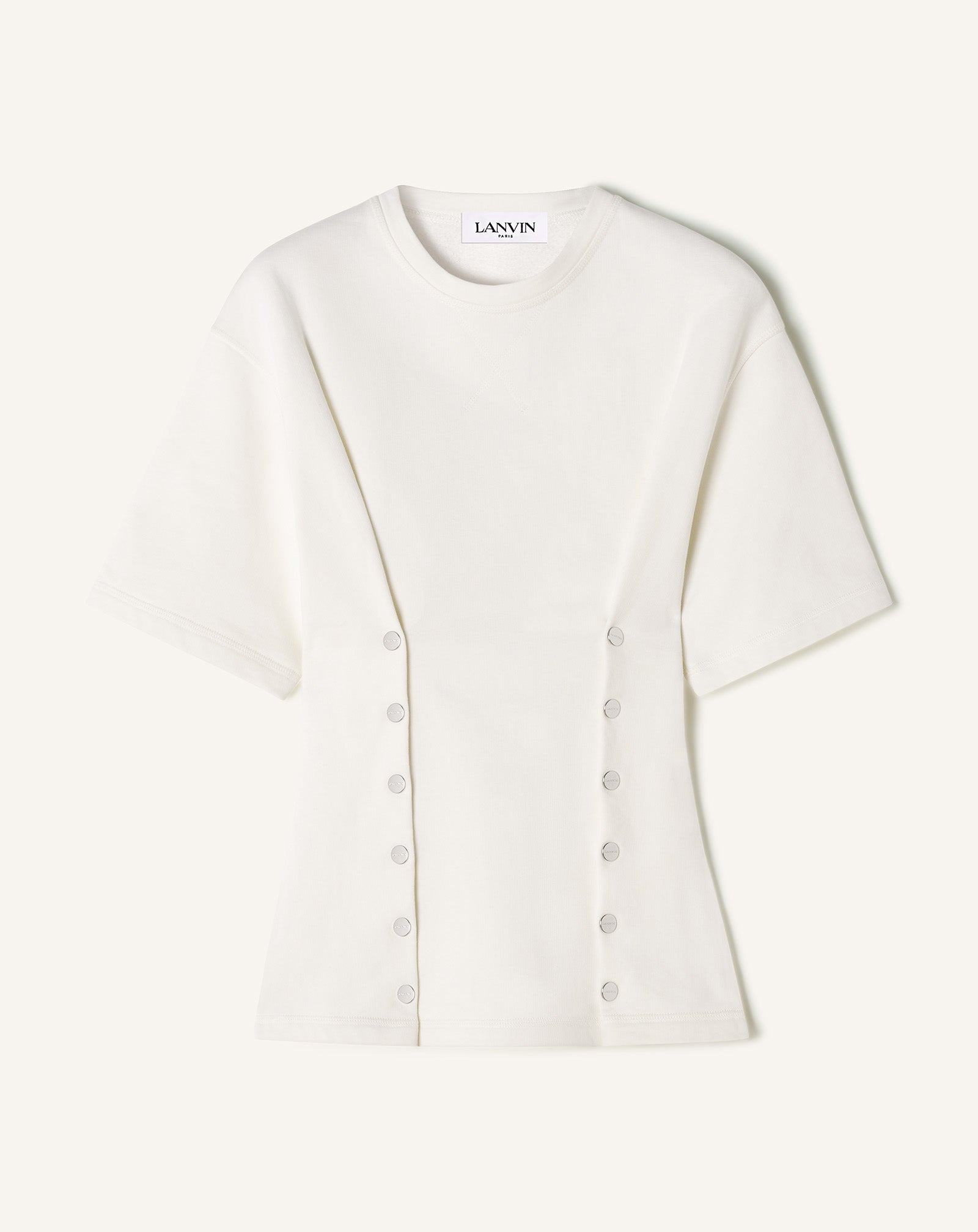 T-SHIRT EN MOLLETON DE COTON