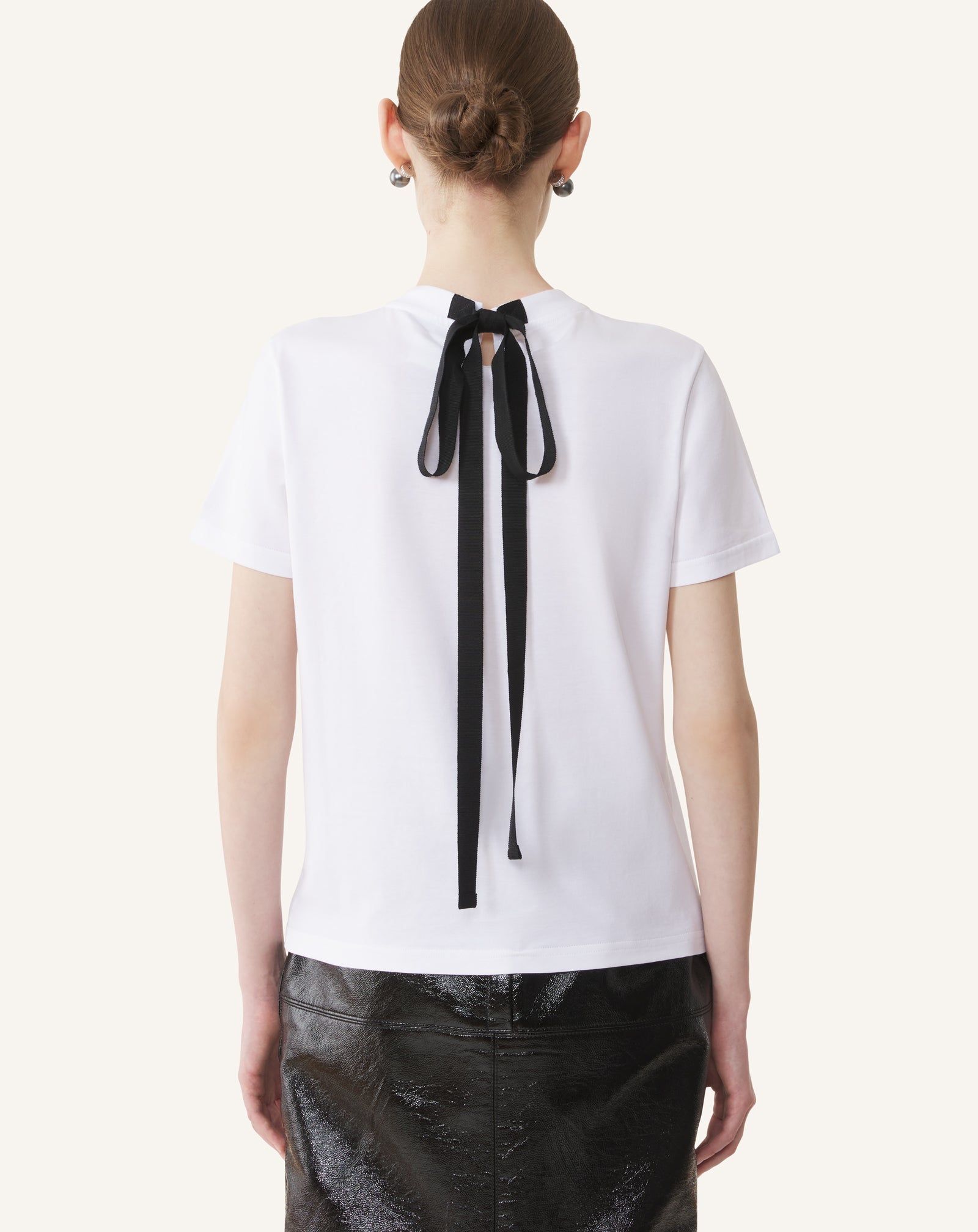 T-SHIRT DÉTAIL GROS GRAIN EN COTON