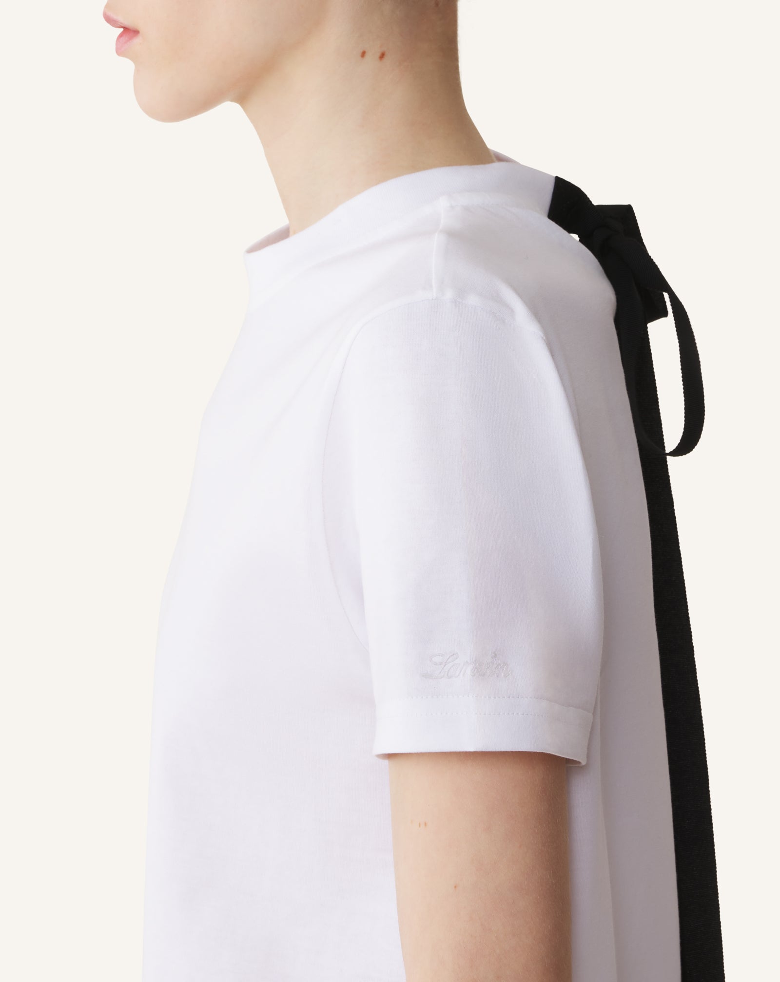 T-SHIRT DÉTAIL GROS GRAIN EN COTON