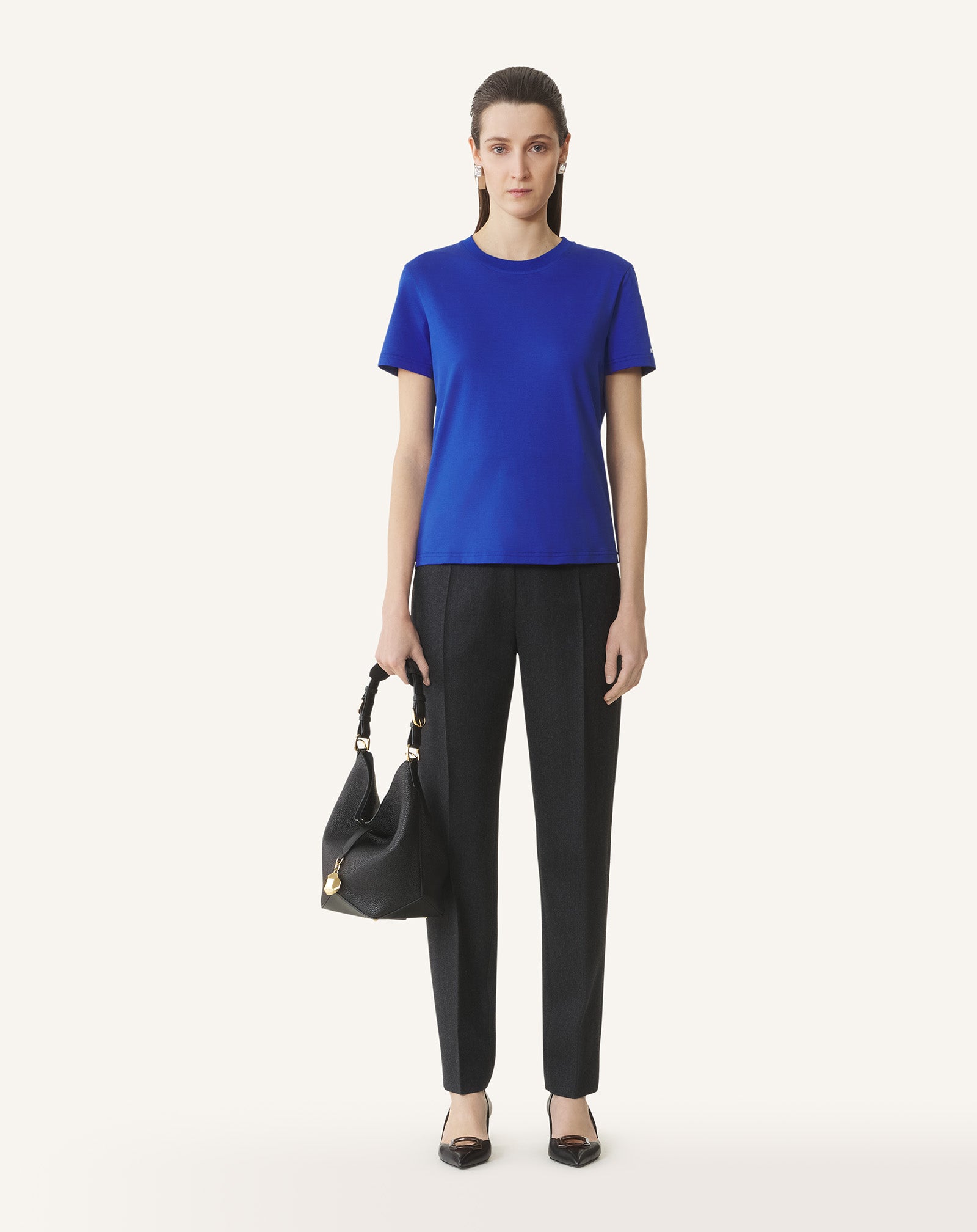 T-SHIRT DÉTAIL GROS GRAIN EN COTON