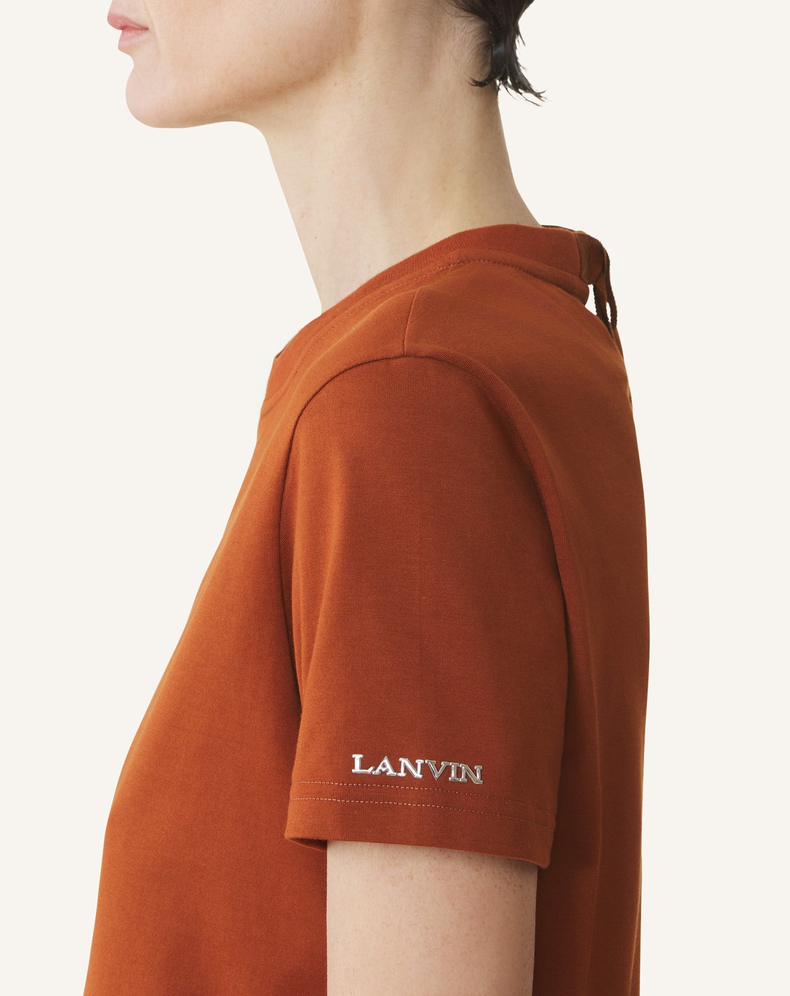 T-SHIRT DÉTAIL GROS GRAIN EN COTON