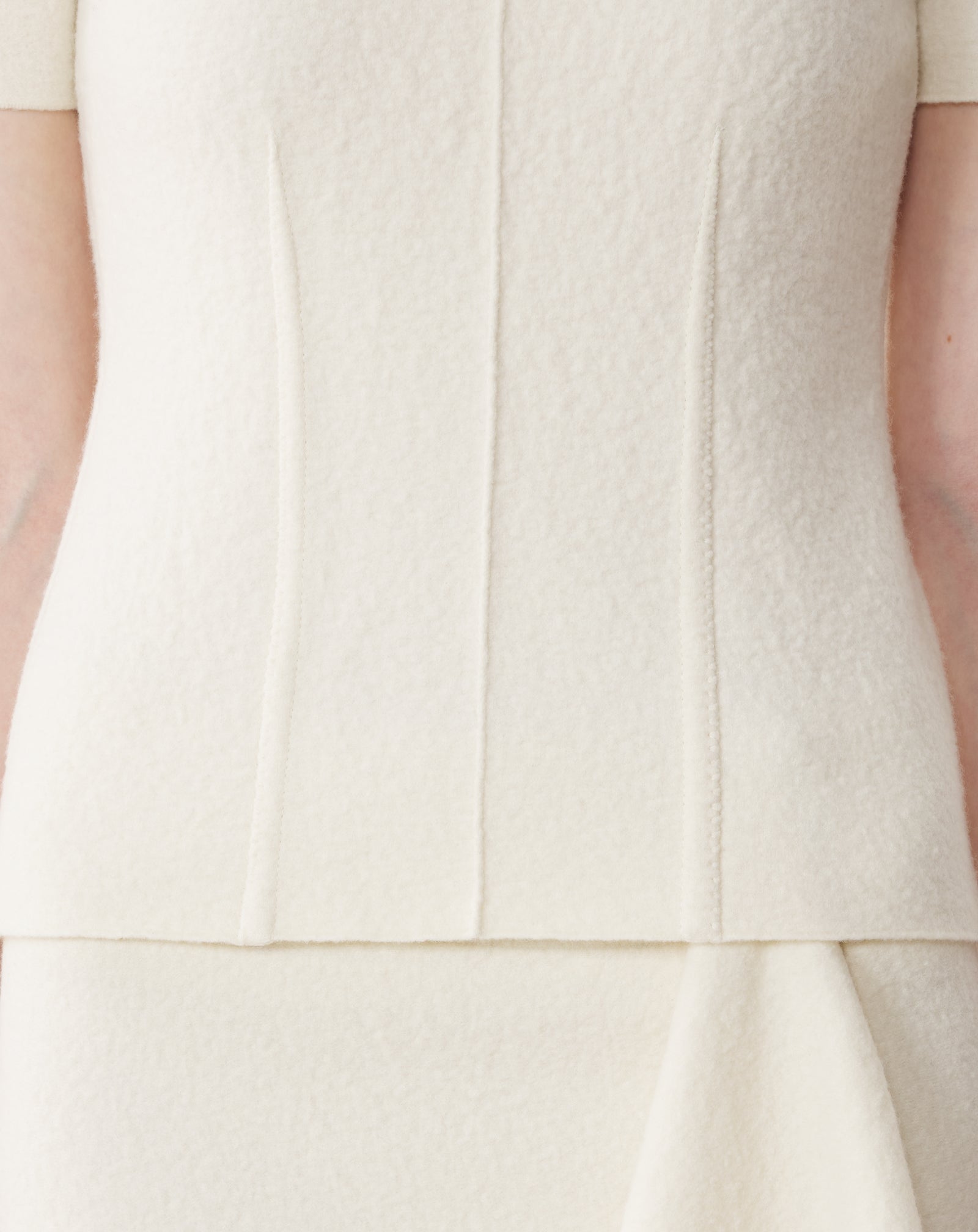 T-SHIRT EN MAILLE DE COTON