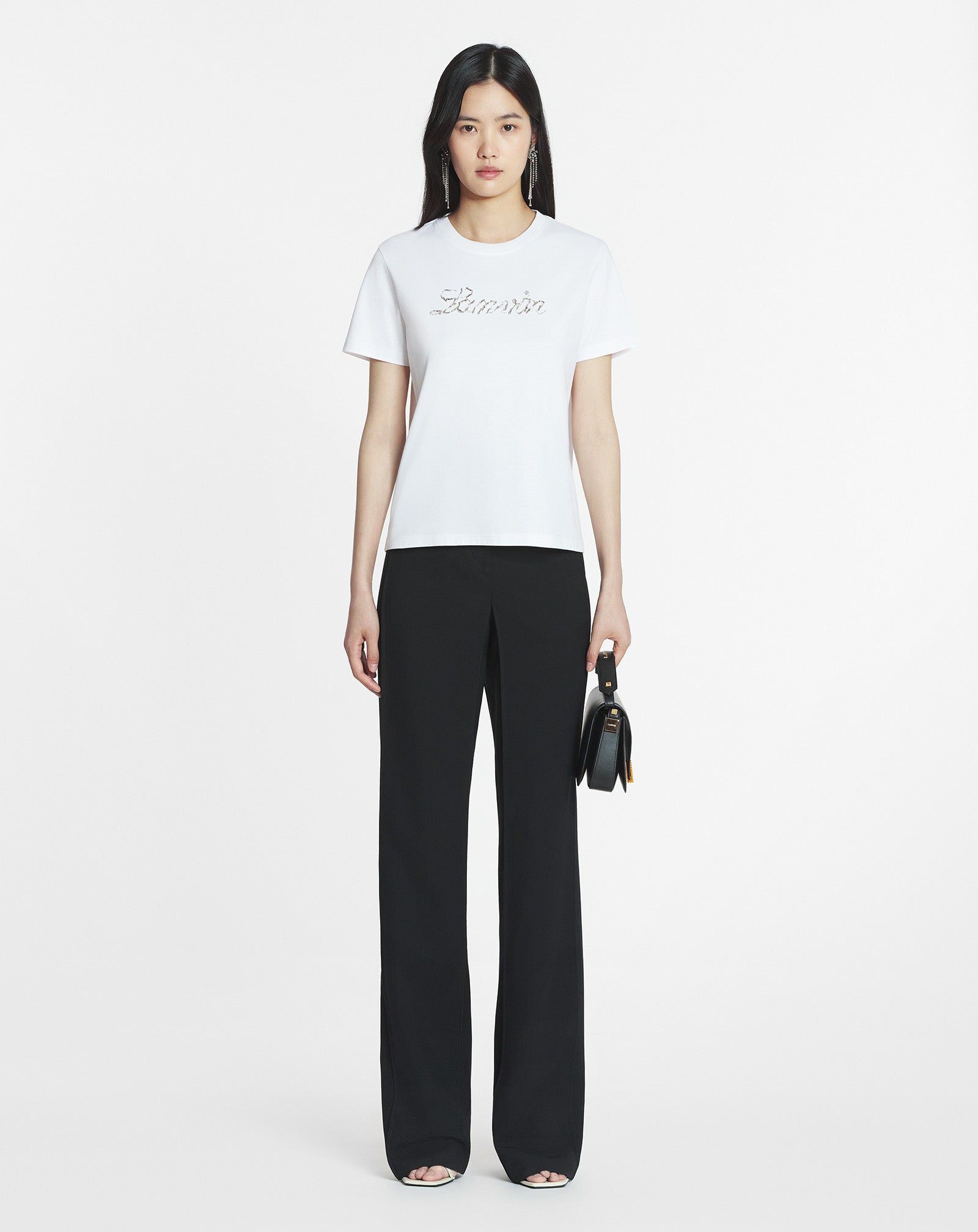 T-SHIRT BRODÉ LANVIN PERLE