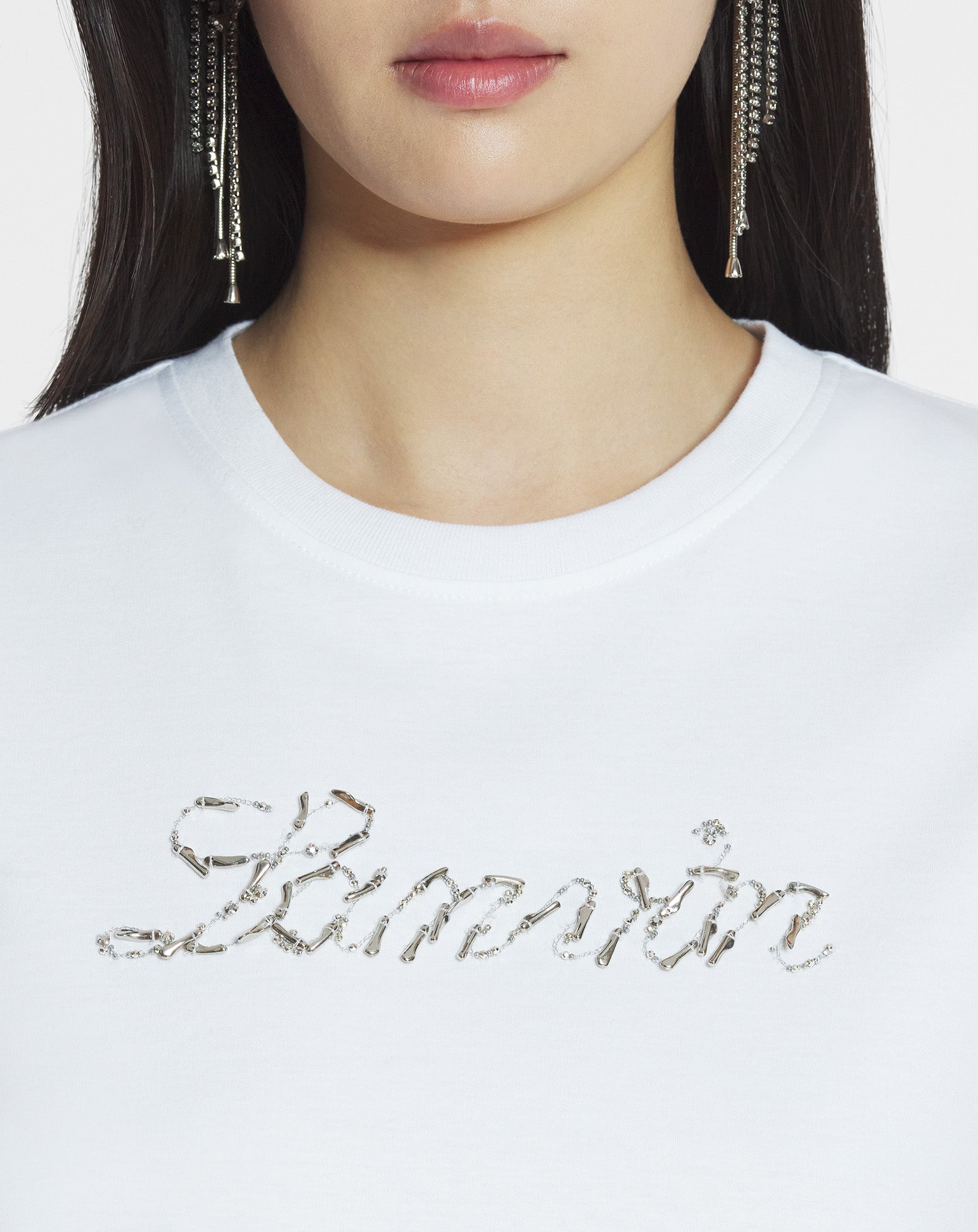 T-SHIRT BRODÉ LANVIN PERLE