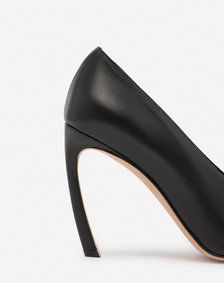 LEATHER SWING PUMPS