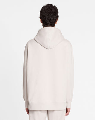 OVERSIZED EMBROIDERED LANVIN CURB LACE HOODIE