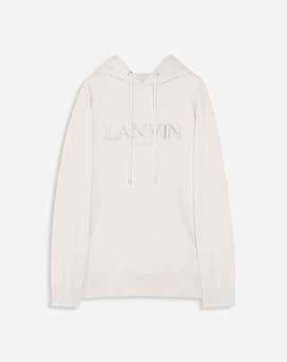 OVERSIZED EMBROIDERED LANVIN PARIS HOODIE