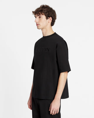 OVERSIZED LANVIN PARIS EMBROIDERED T-SHIRT